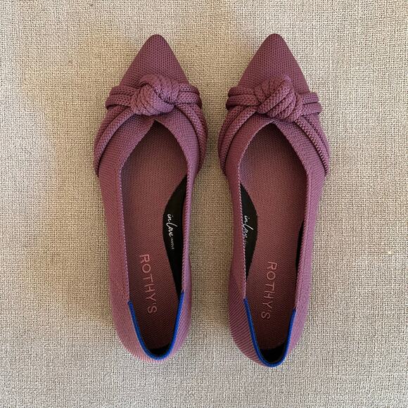 NWOB Rothy’s The Knot Point in Mauve, size 7 - Picture 2 of 7